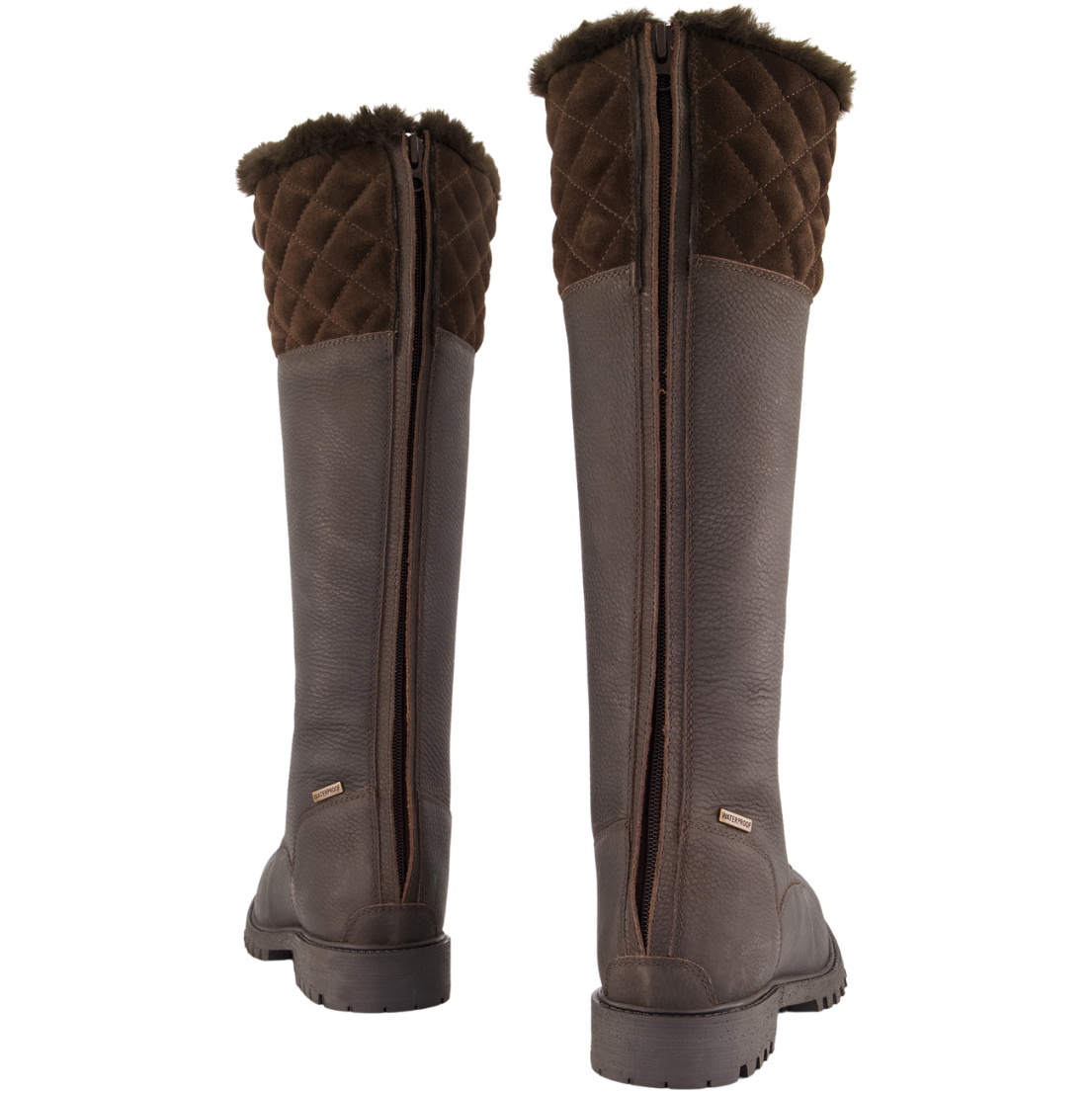 2026 Dublin Unisex Yukon Gevoerde Hoge Landelijke Laarzen 1031314 - Chocolate